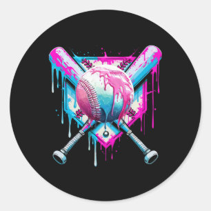 Adesivo Baseball Drill Para Rapazes Sorvete Jovens Engraça