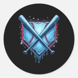 Adesivo Baseball Drip Boys Home Plate Ice Respeita O Drip