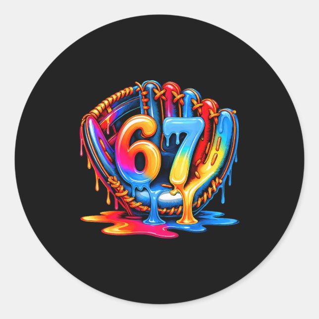 Adesivo Baseball Drip Ice Cream 67 Baseball Lifestyle 101  (Frente)