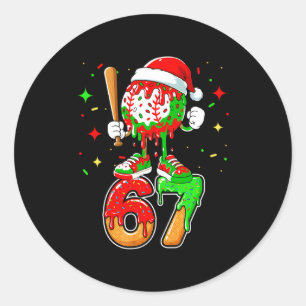 Adesivo Baseball Drip Número 67 Meme Sorvete Dripng Chri