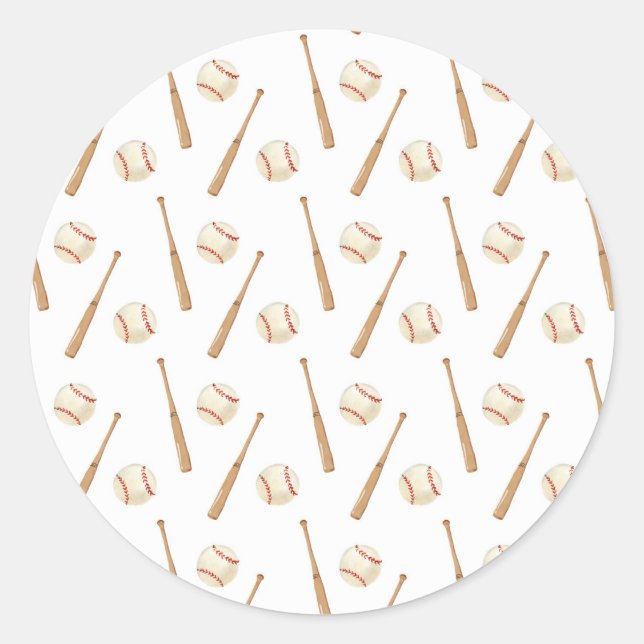 Adesivo Baseball e Bat (Frente)