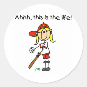 Adesivo Baseball é Vida