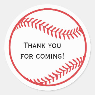 Adesivo Baseball Favor Sticker