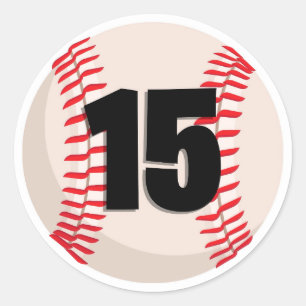 Adesivo Baseball favorito número 15