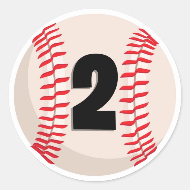 Adesivo Baseball Favorito Número 2 (Frente)