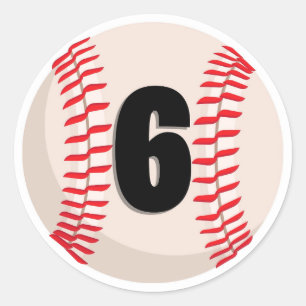 Adesivo Baseball favorito número 6