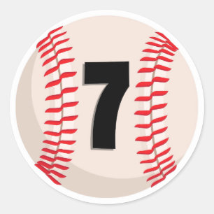Adesivo Baseball favorito número 7