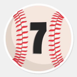 Adesivo Baseball favorito número 7