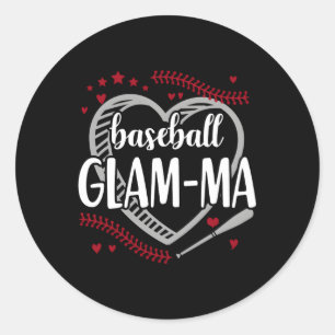 Adesivo Baseball Glam-Mães Esporte Ventilador Mãe Vovó