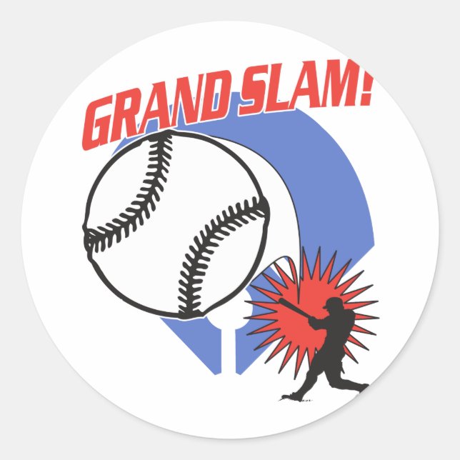 Adesivo Baseball Grand Slam (Frente)