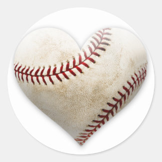 Adesivo Baseball Heart