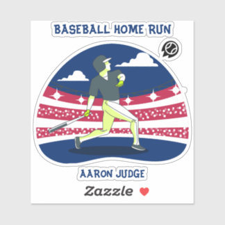 Adesivo Baseball Home Run Aaron Juiz