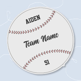 Adesivo Baseball Kid Team Name Number Vinyl Sticker