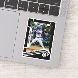 Adesivo Baseball Lembranças Vivo Prata Preto Personalizado
