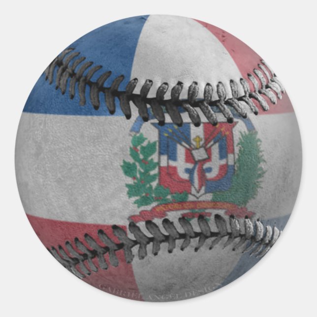 Adesivo Baseball na República Dominicana (Frente)