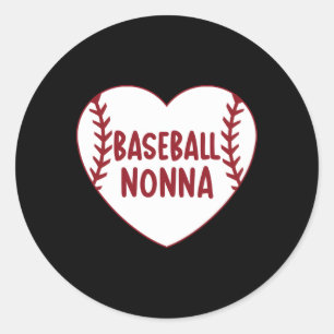 Adesivo Baseball Nonna Ele Baseball Dia de as mães Vovó