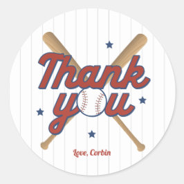 Adesivo Baseball Obrigado Sticker