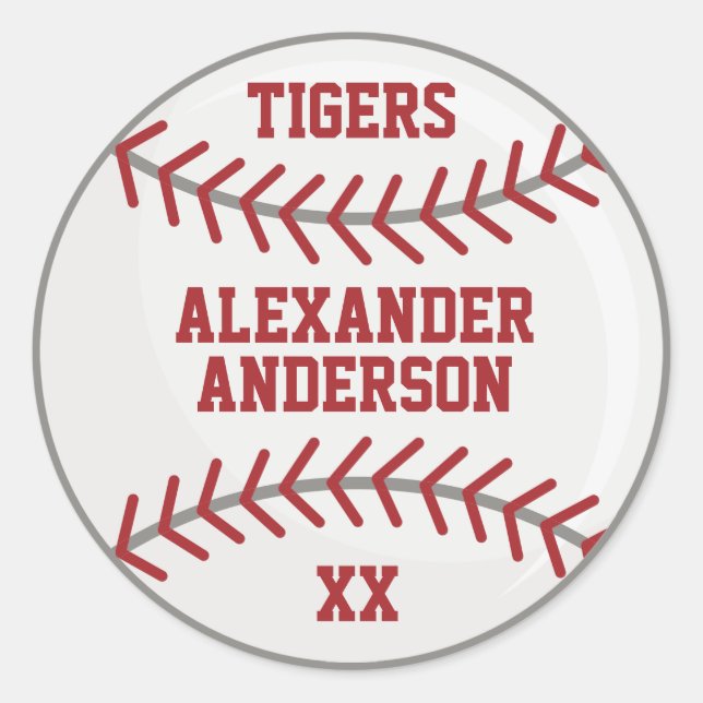 Adesivo Baseball Personalizar  (Frente)