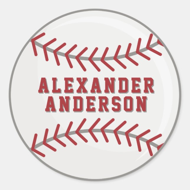 Adesivo Baseball Personalizar  (Frente)