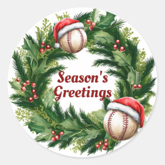 Adesivo Baseball Personalizável de Santa 