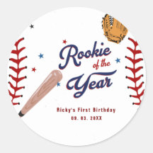 Baseball Rookie do Ano do primeiro aniversario Bas