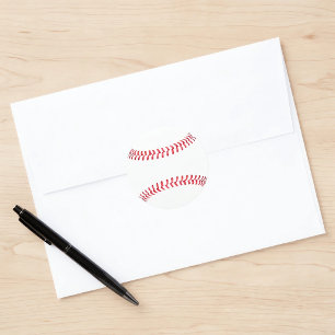 Adesivo Baseball Simples com Costuras Personalizáveis Espo