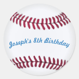 Adesivo Baseball Stickers com Palavras Personalizadas