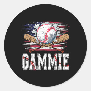 Adesivo Baseball T ball Gammie American Flag Gall Ga