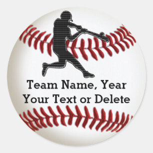 Adesivo Baseball Team Stickers com seu texto ou Delete