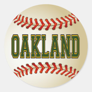 ADESIVO BASEBOL DE OAKLAND
