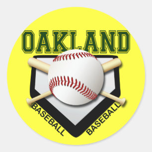 ADESIVO BASEBOL DE OAKLAND