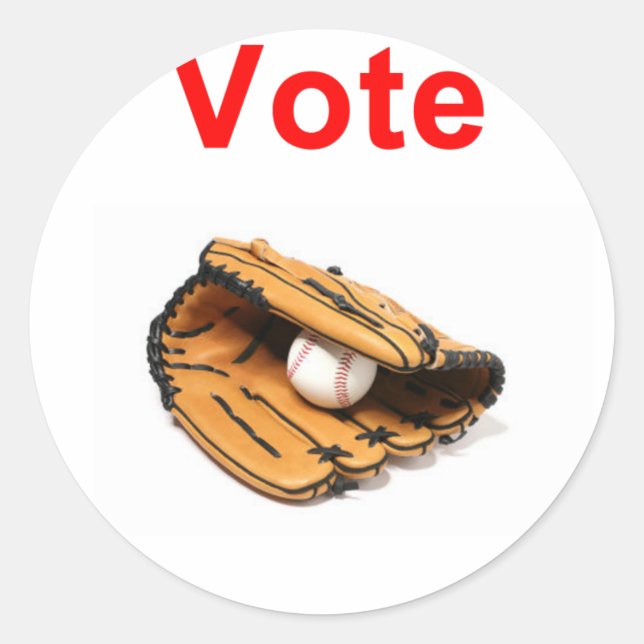 Adesivo Basebol Mitt Romney 2012 (Frente)