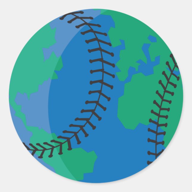 Adesivo basebol mundial (Frente)