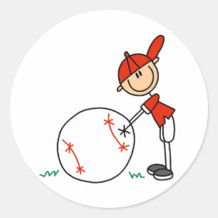 Adesivo Basebol Personalizado para Meninos