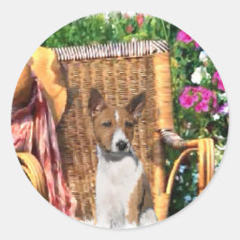 Adesivo Basenji Lovers Art Gifts