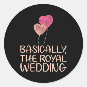 Adesivo Basicamente, O Design Do Casamento De Casamento Re