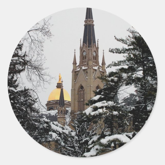 Adesivo Basilica na neve (Frente)