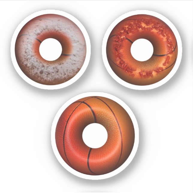 Adesivo Basketball Doughnuts (Frente)