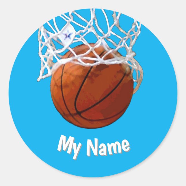 Adesivo Basketball Your Name Custom (Frente)