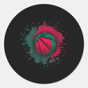 Adesivo Basquete Com Bandeira De Bangladesh