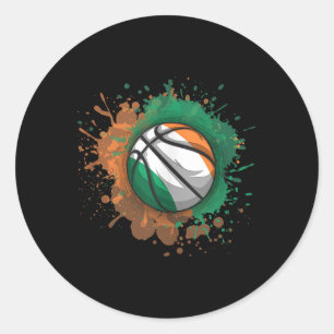 Adesivo Basquete com Tanque de Bandeira na Irlanda