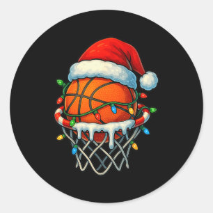 Adesivo Basquete de Natal Sorvete Drip Para Meninos Crianç