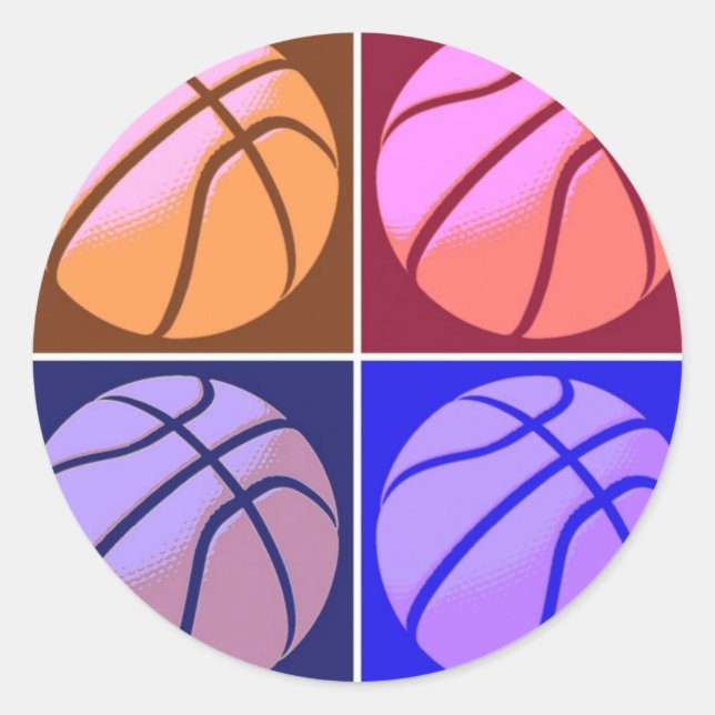 Adesivo Basquete de pop (Frente)