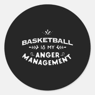 Adesivo Basquete Divertido de Basquete é minha gestão de r
