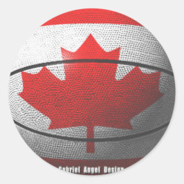 Adesivo Basquete do Canadá