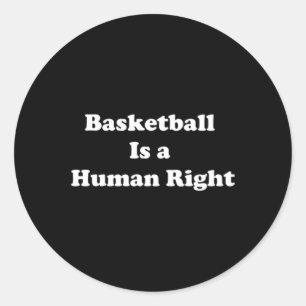 Adesivo Basquete é Chiffon de Direitos Humanos