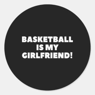 Adesivo Basquete é meu presente de basquete de Namorada