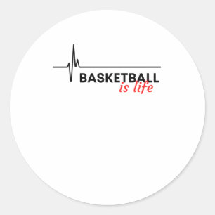 Adesivo Basquete É Vida.