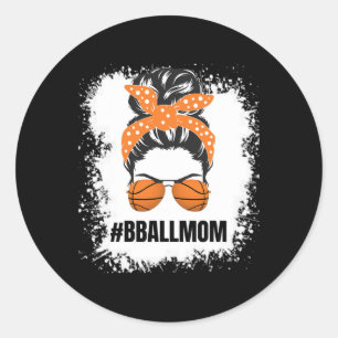 Adesivo Basquete Mãe Mensagem Arma Orgulhosa Mama Bball Ba