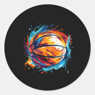 Adesivo Basquete Na Design de Arte 1
